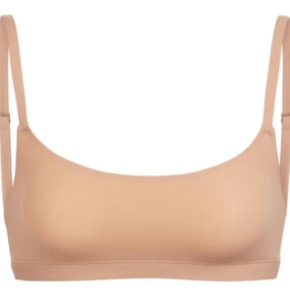 New - SKIMS Fits Everybody Scoop Brallette, Size Medium, Ochre
